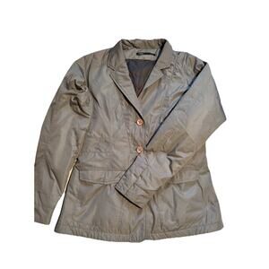 Nau Womens Synfill Sz M Insulated Puffer Jacket Blazer Gray‎